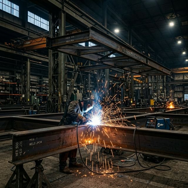 Welding Steel Beams